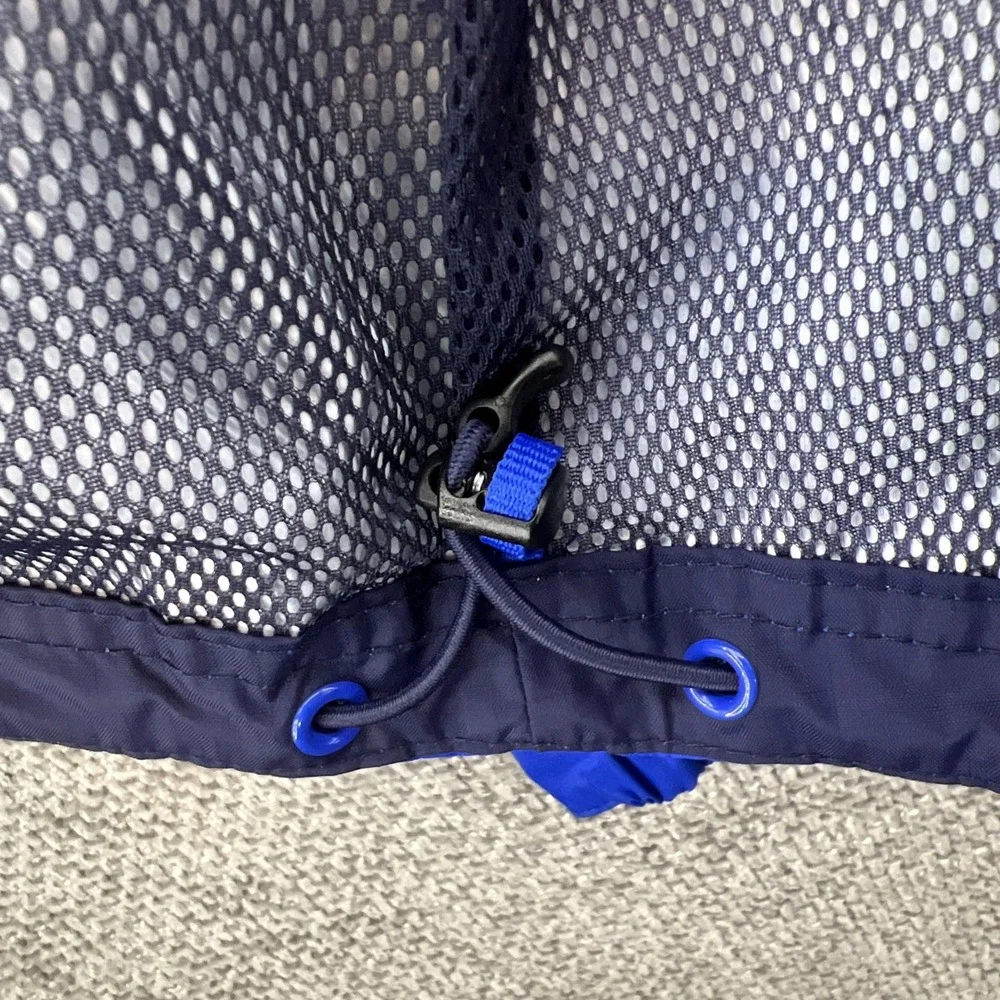KARRIMOR WEATHERTITE Jacket Blue Coat‎ Hood Windbreaker Mens Size XS Outdoor